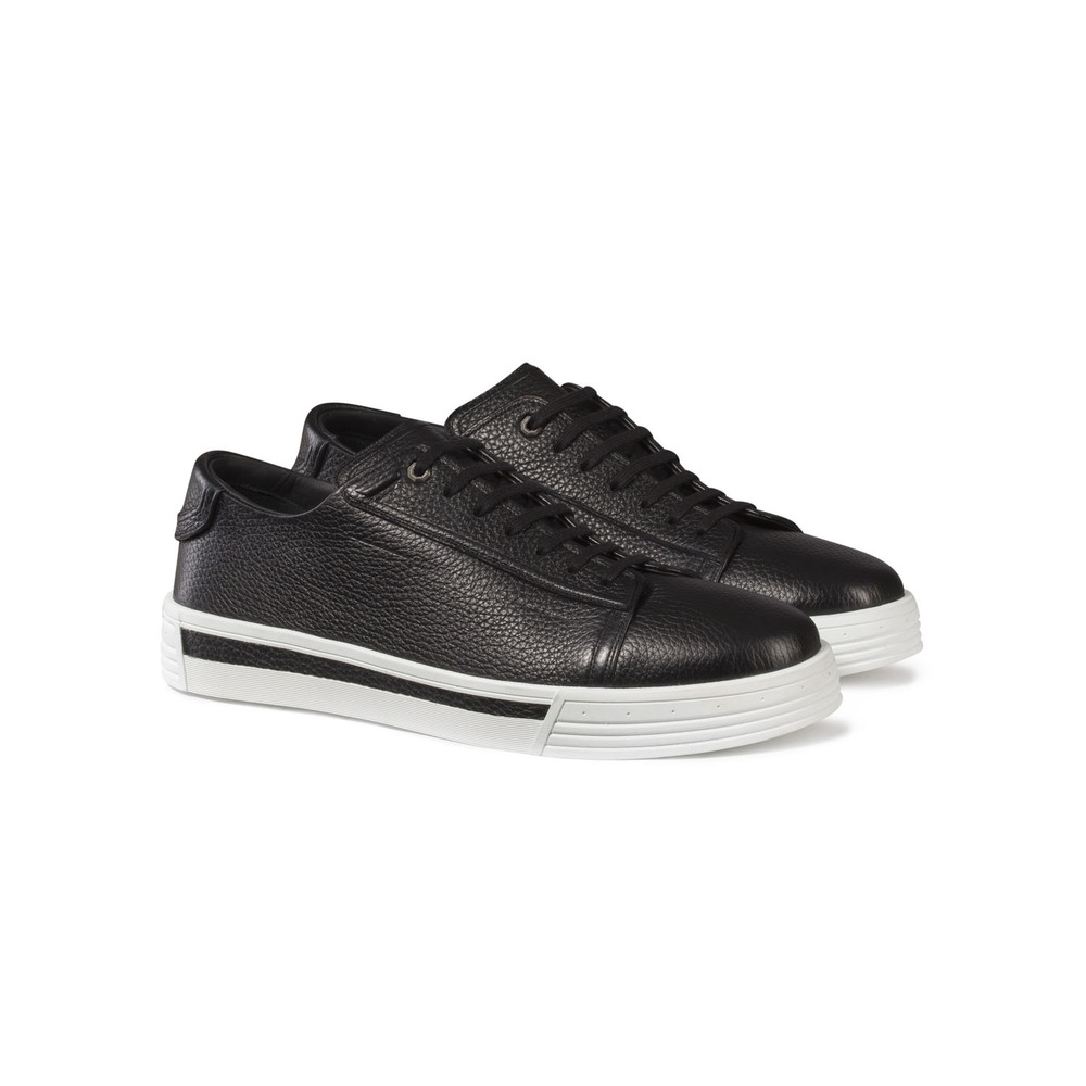 STEFANO RICCI LEATHER SNEAKERS